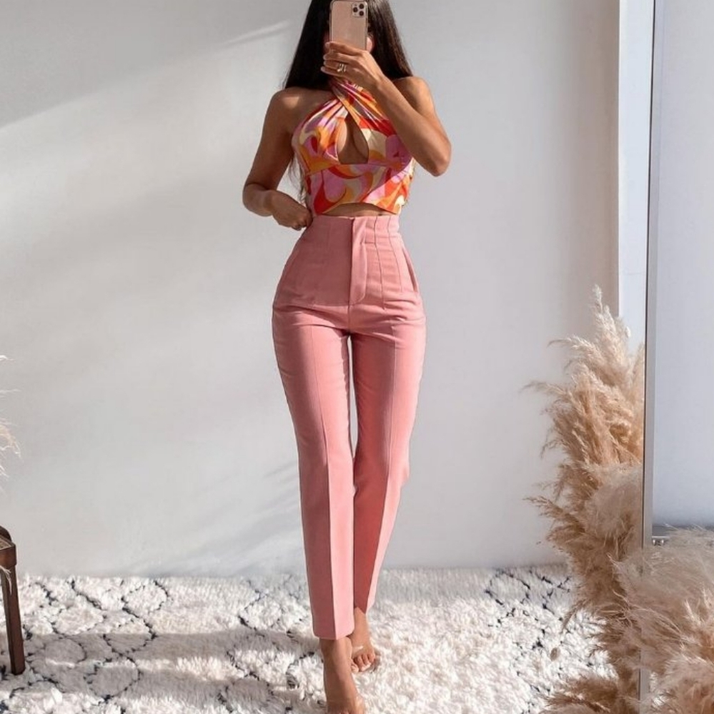 Zara Hight-Waisted Pants - Picture 9 of 16